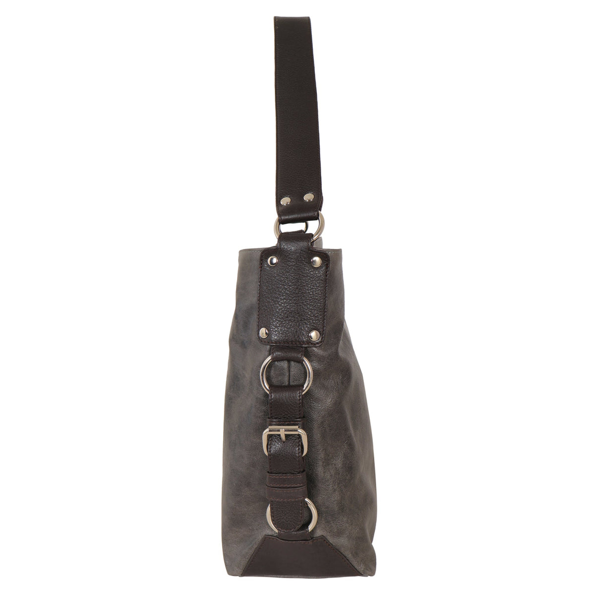 Simone Md Leather Shoulder Bag