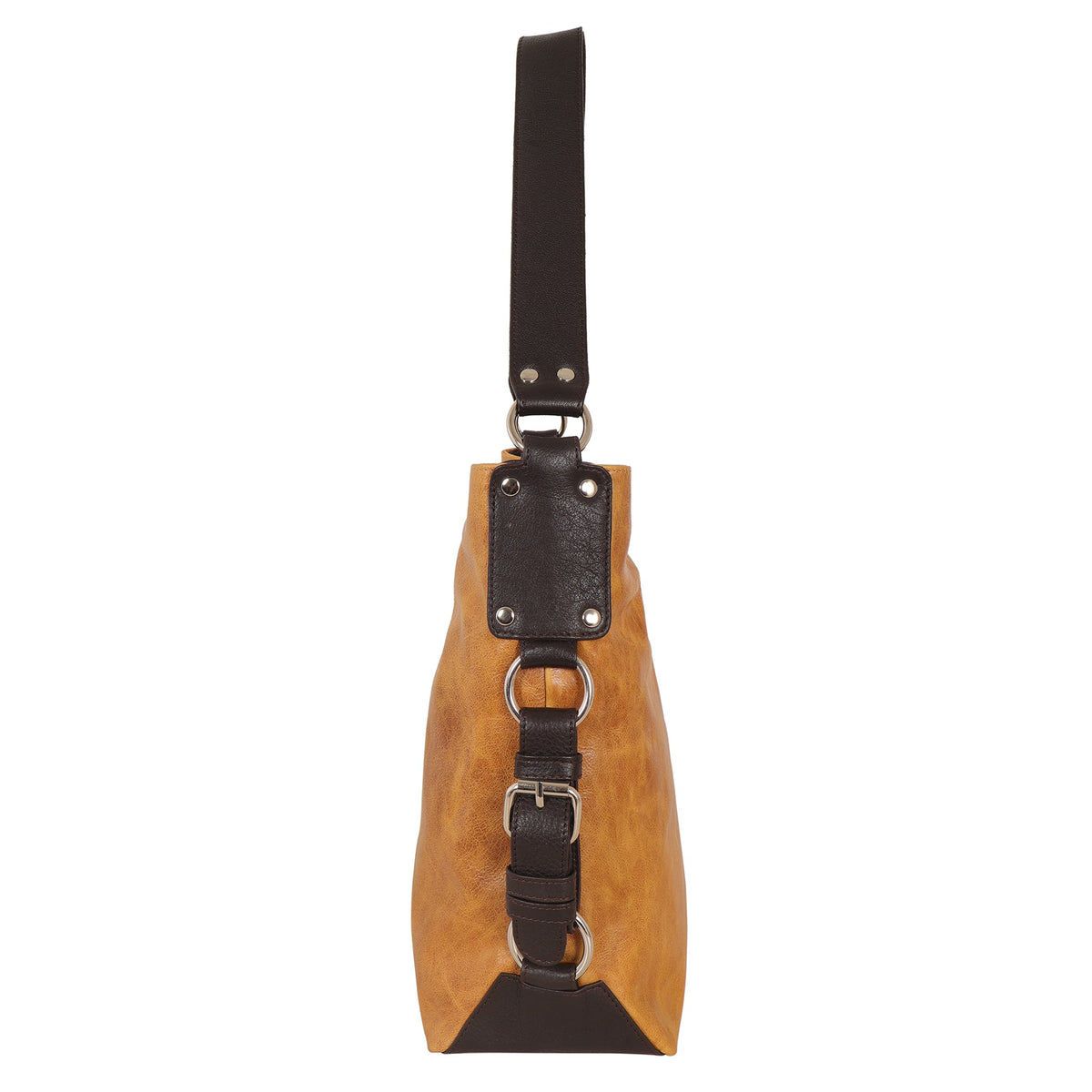 Simone Md Leather Shoulder Bag