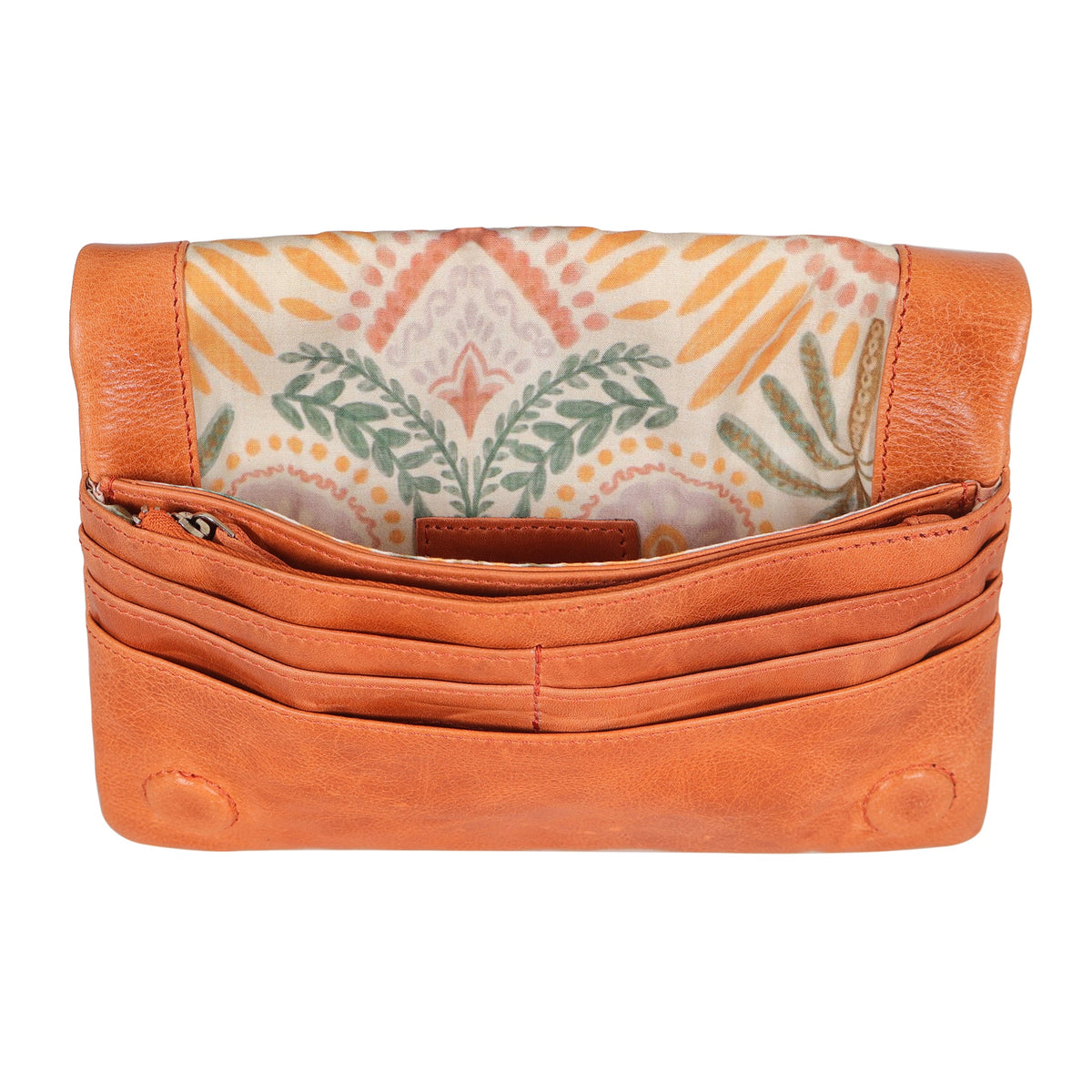 Terry Crackled Napa Leather Wallet