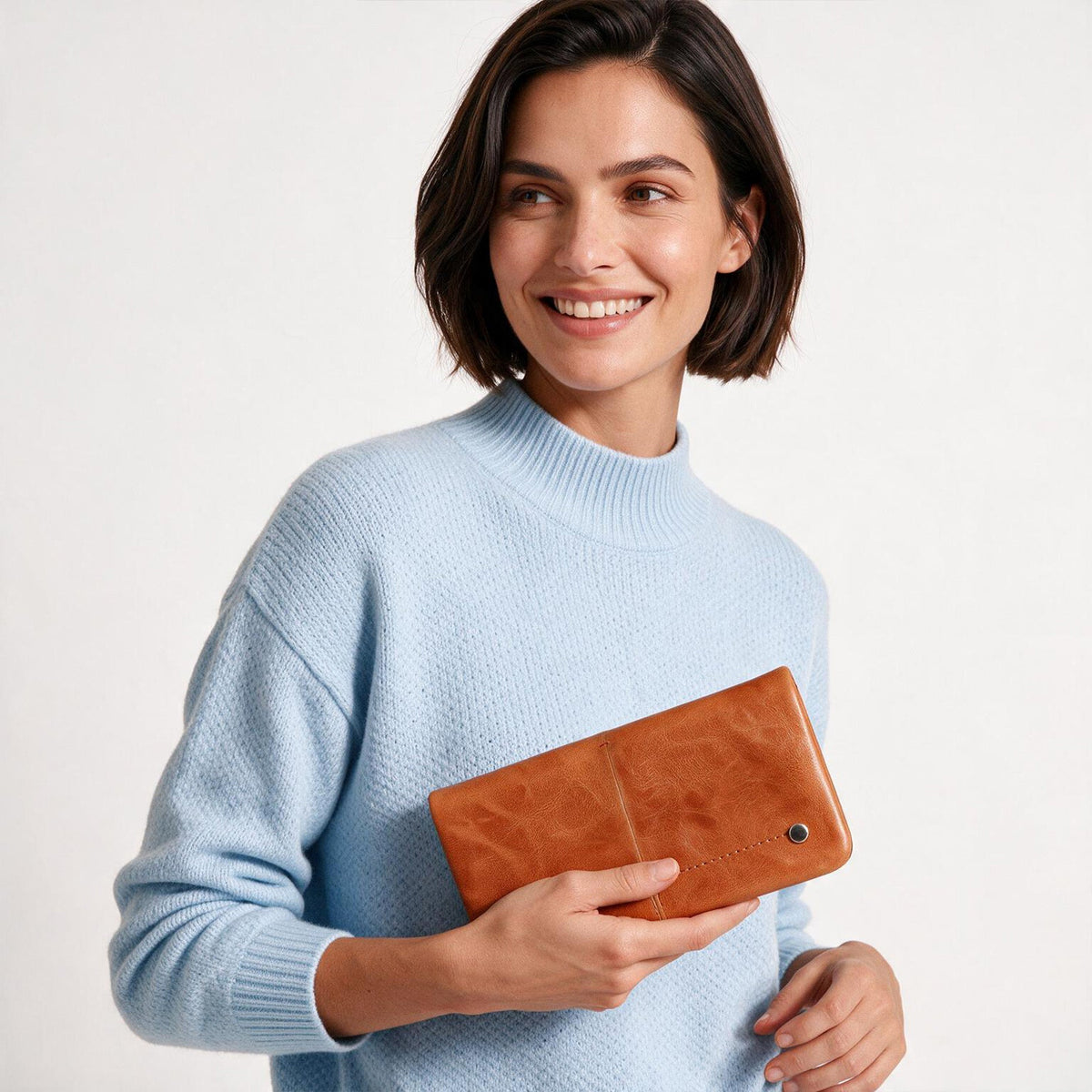 Terry Crackled Napa Leather Wallet