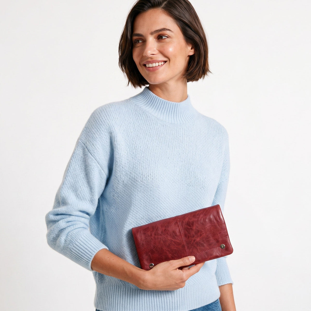 Terry Crackled Napa Leather Wallet
