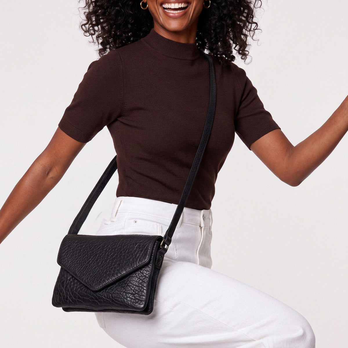Harbor Leather Crossbody Bag