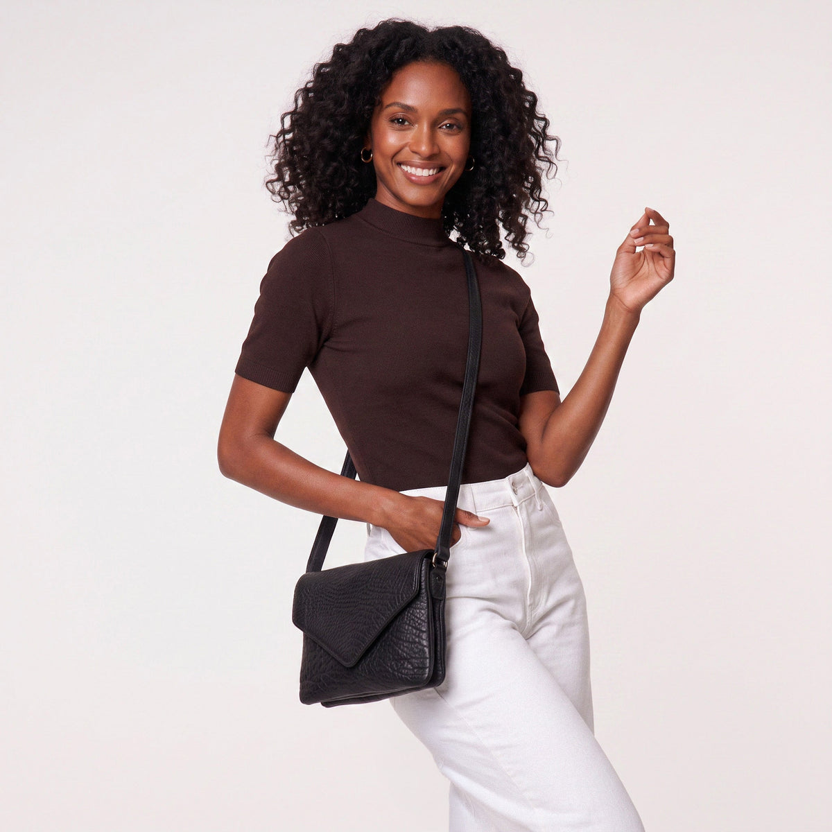 Harbor Leather Crossbody Bag