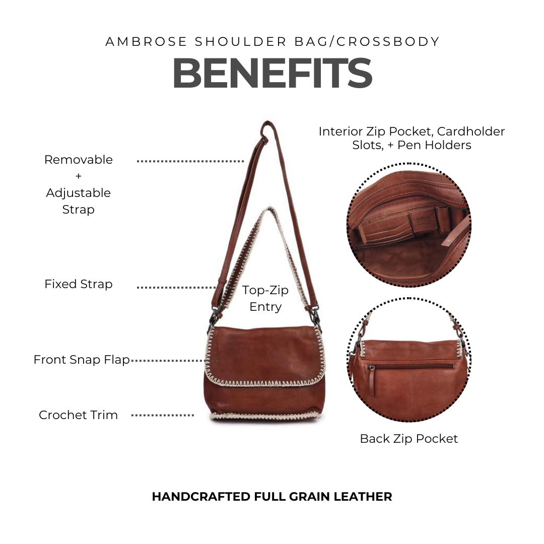 Ambrose Leather Shoulder Bag