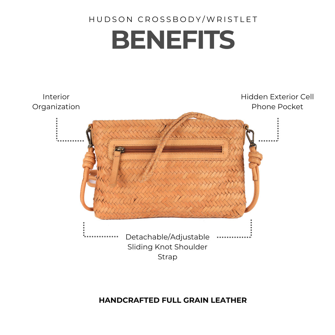 Hudson Leather Crossbody Bag