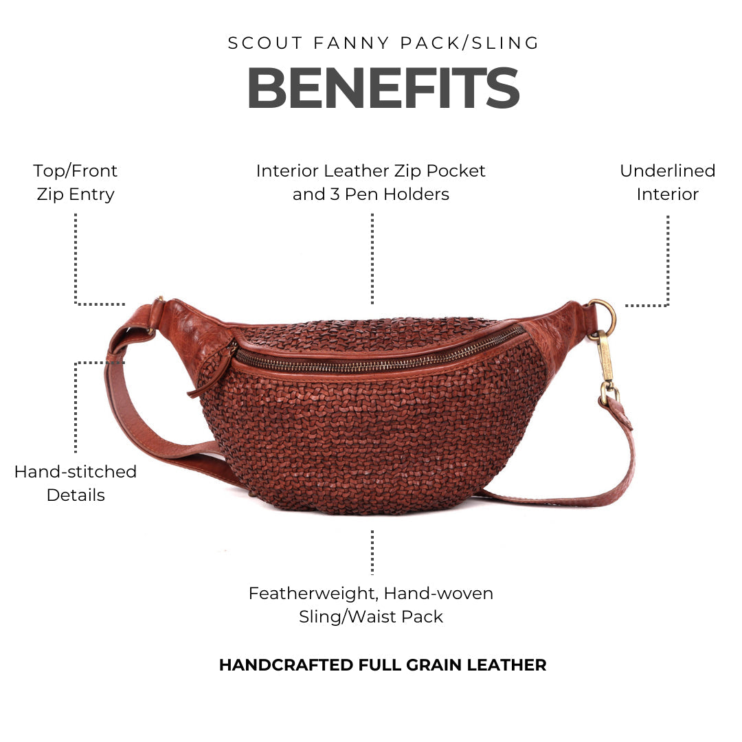 Scout Leather Fanny Pack