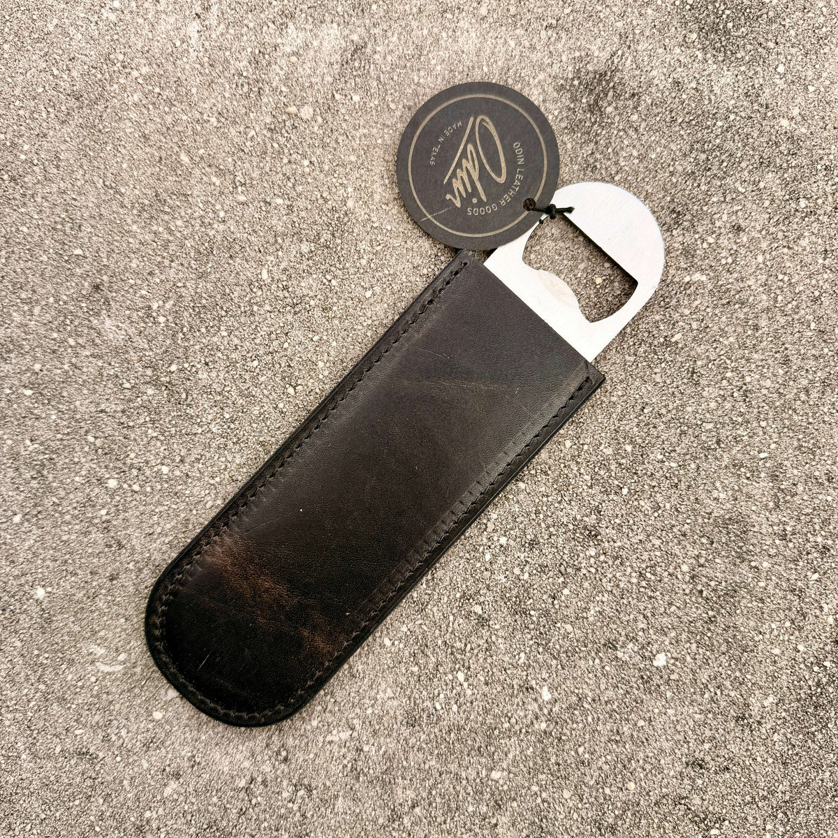 Leather Wrapped Bottle Opener