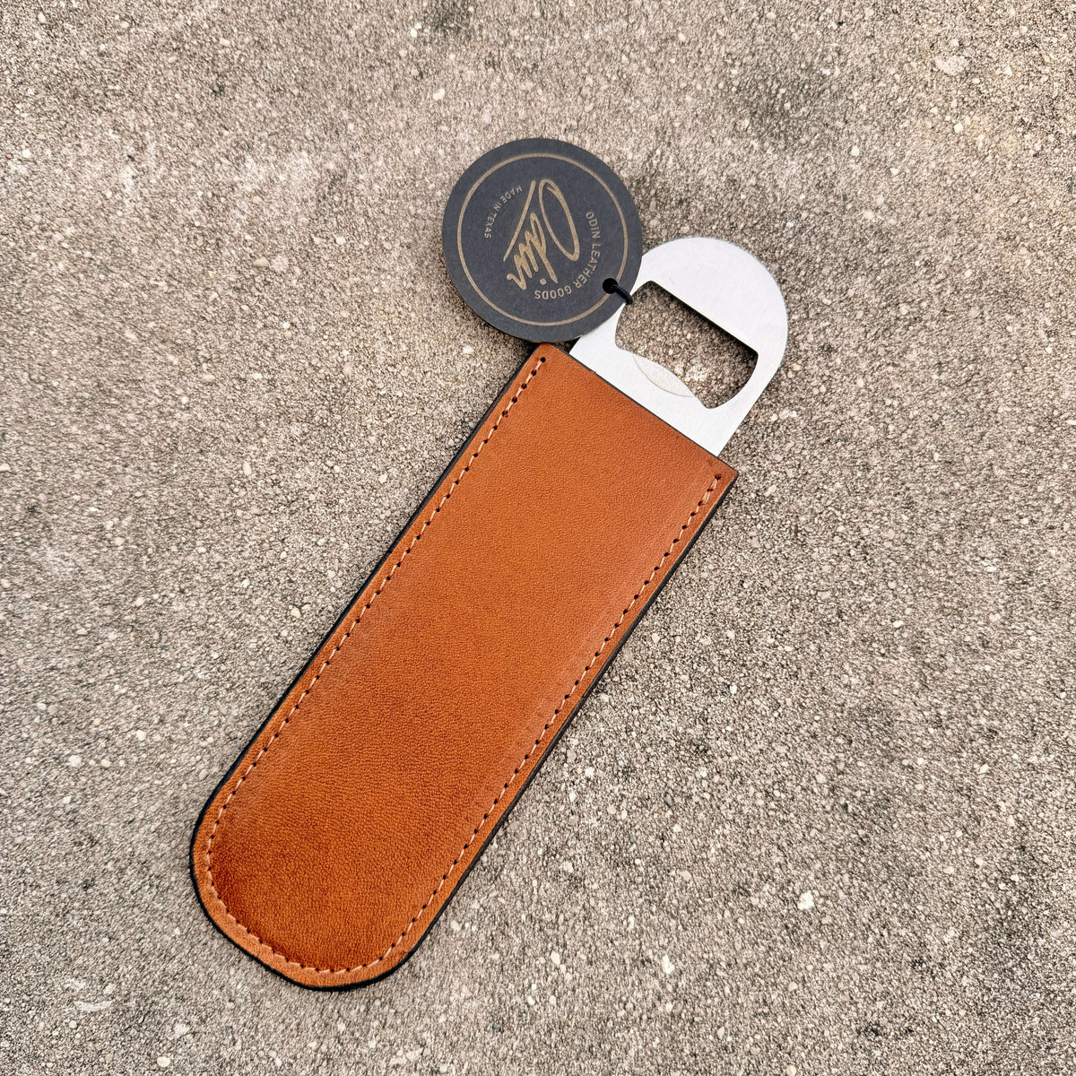 Leather Wrapped Bottle Opener
