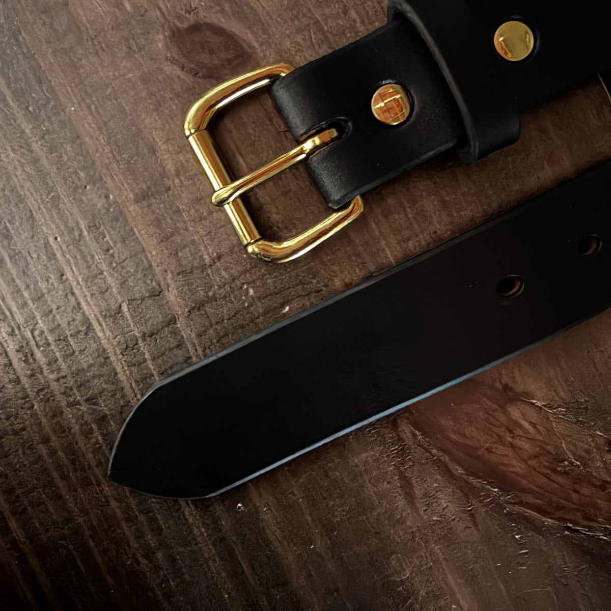 Casual Duty Belt - Black (Unstitched)