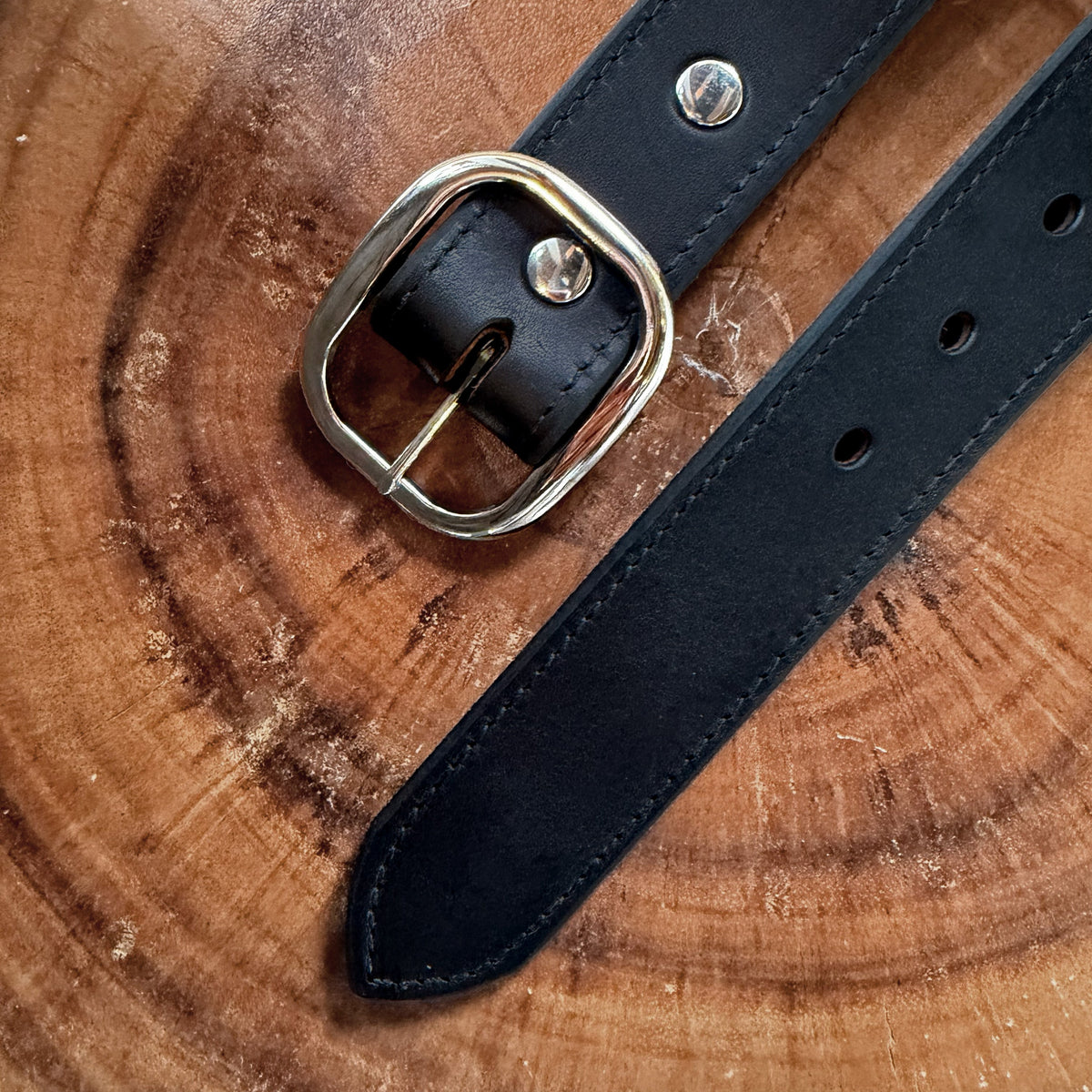 Casual Duty Belt - Black (Stitched)