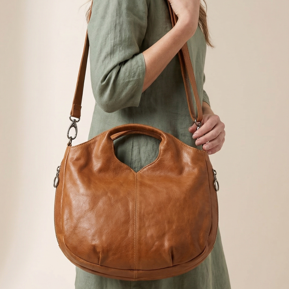 Darby Leather Crossbody Bag