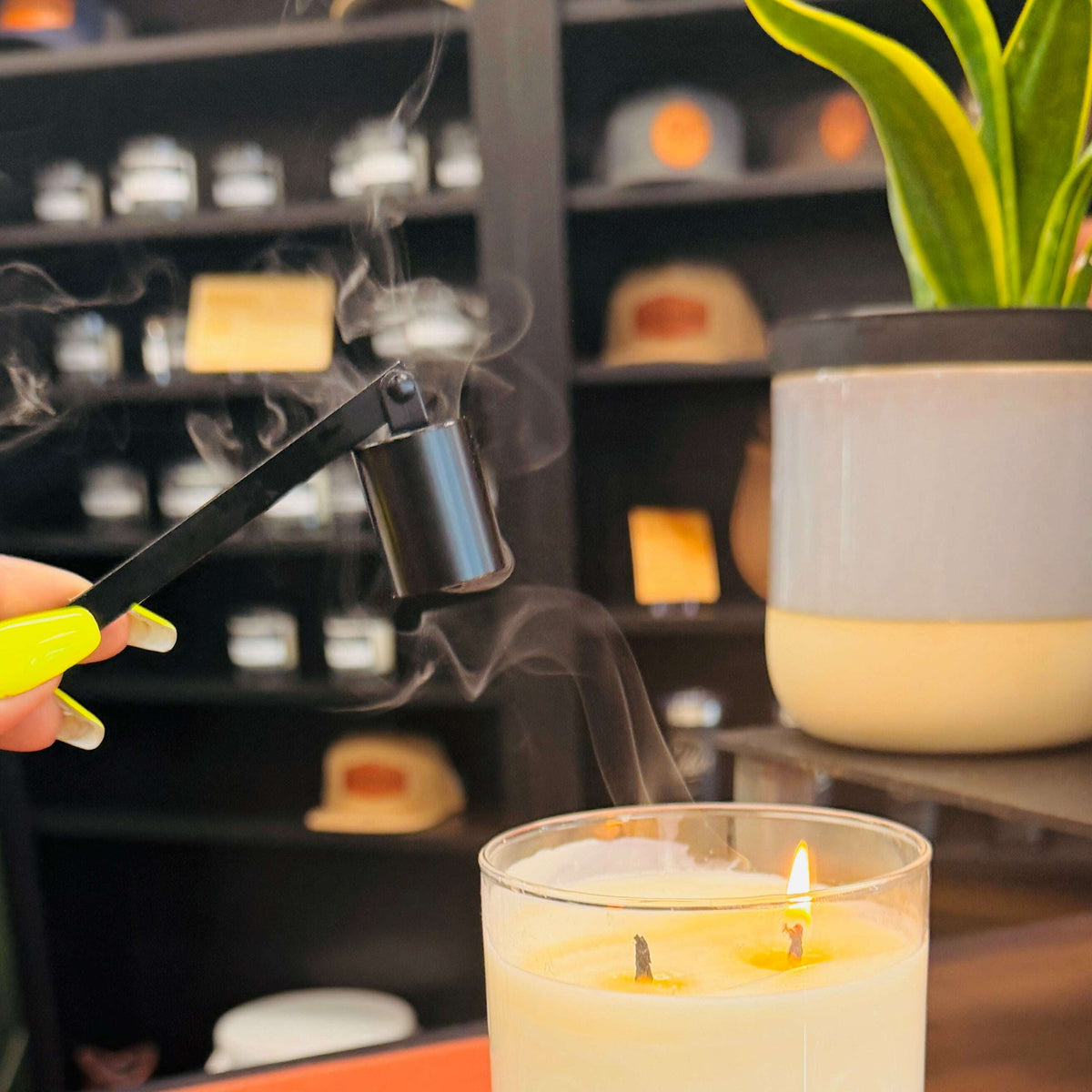 Candle Accessory Set - Snuffer + Wick Trimmer
