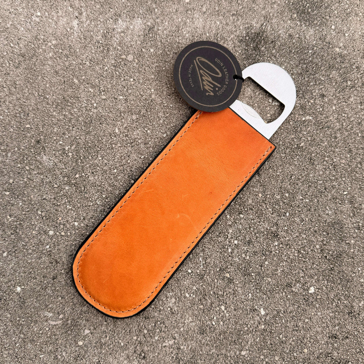Leather Wrapped Bottle Opener