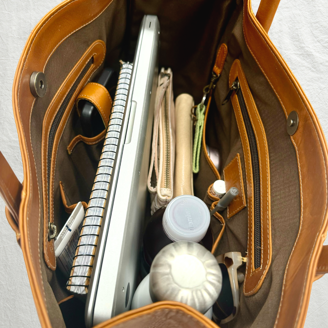 Festival Leather Tote Bag