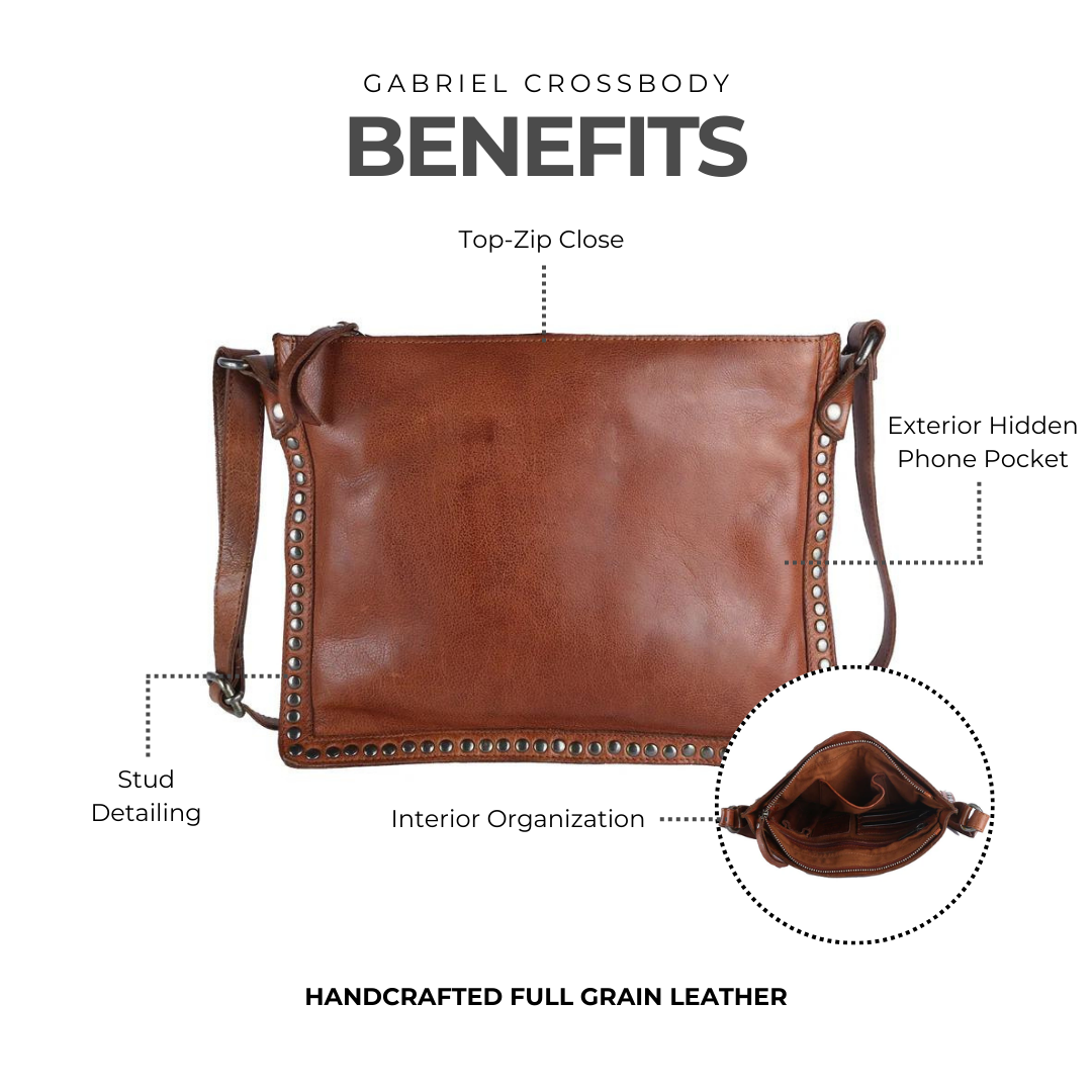 Gabriel Leather Crossbody Bag