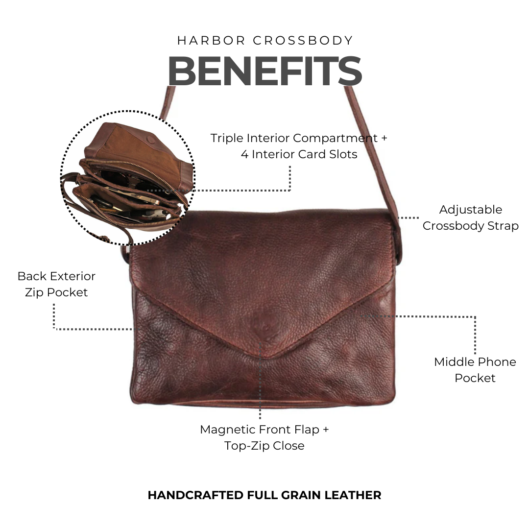 Harbor Leather Crossbody Bag