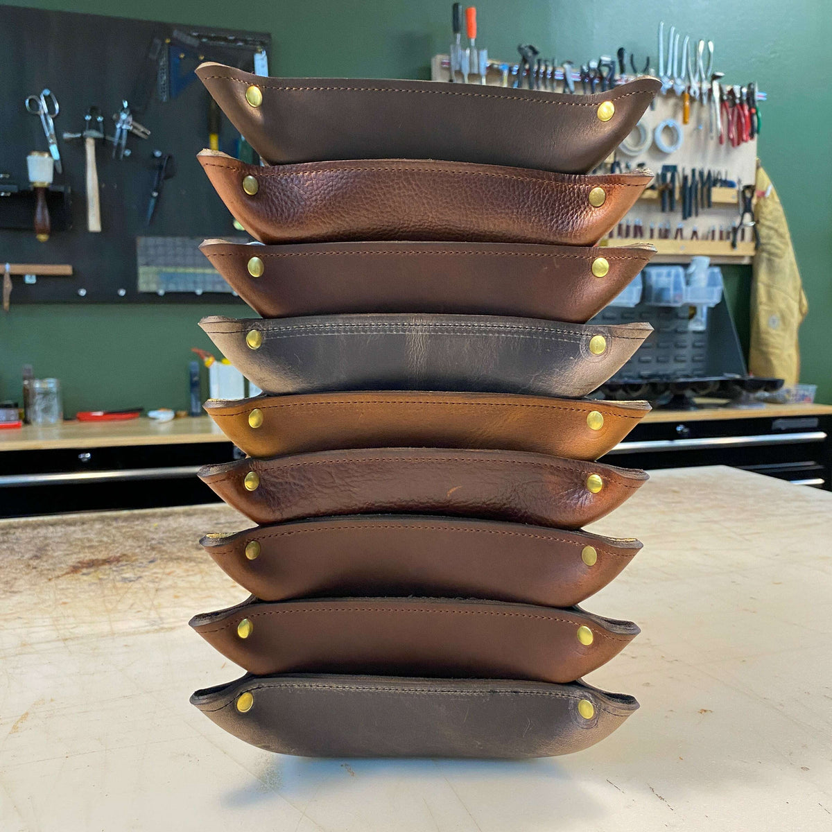 Leather Valet Tray – Large