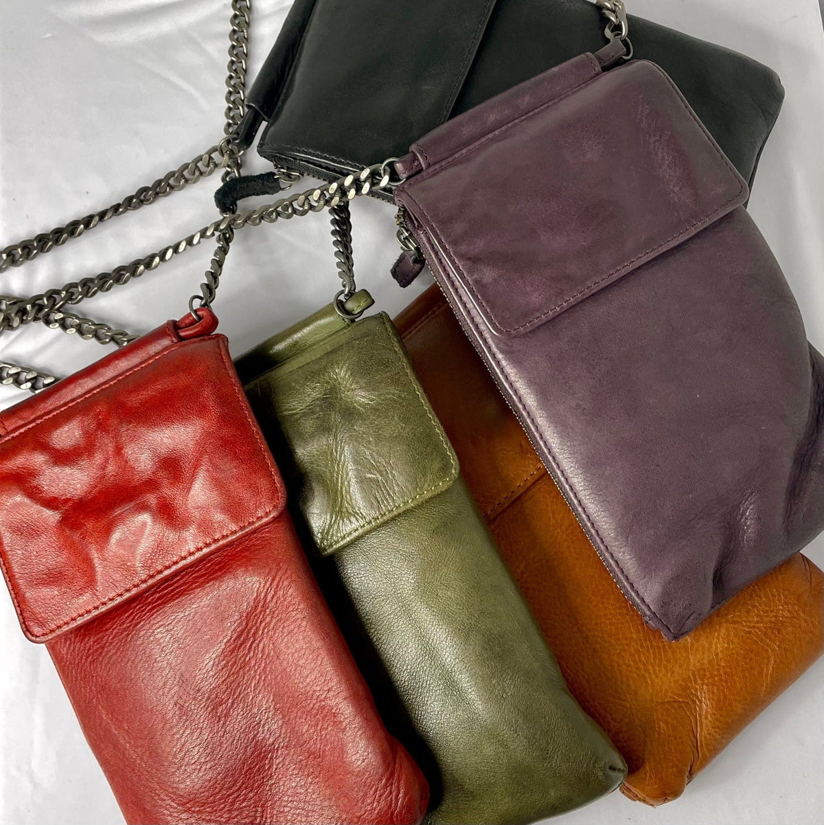 Tati Leather Crossbody Bag