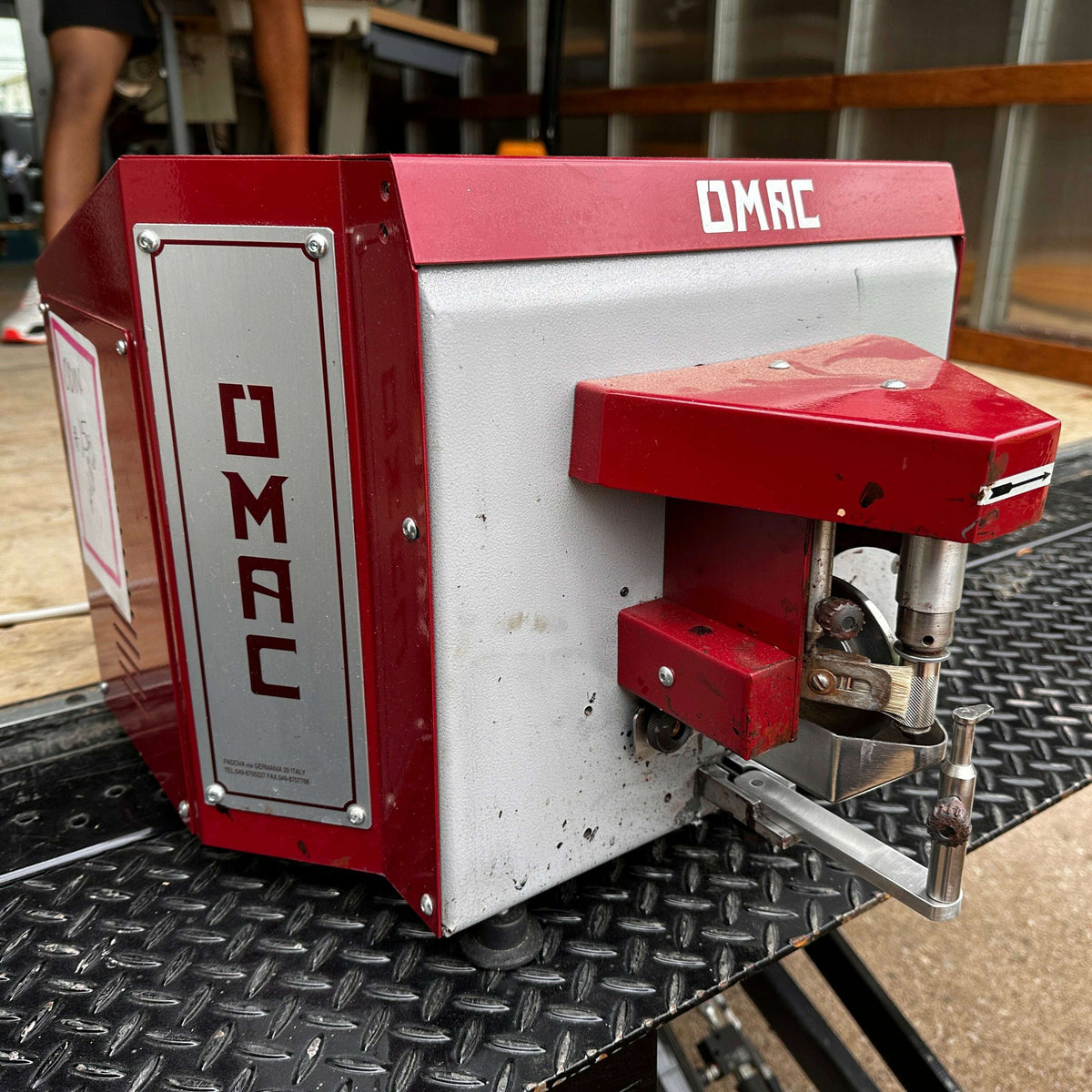 Omac 990 N Single Edge Painting Machine - 16mm wheel