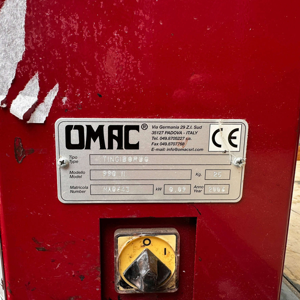 Omac 990 N Single Head Edge Paint Applicator