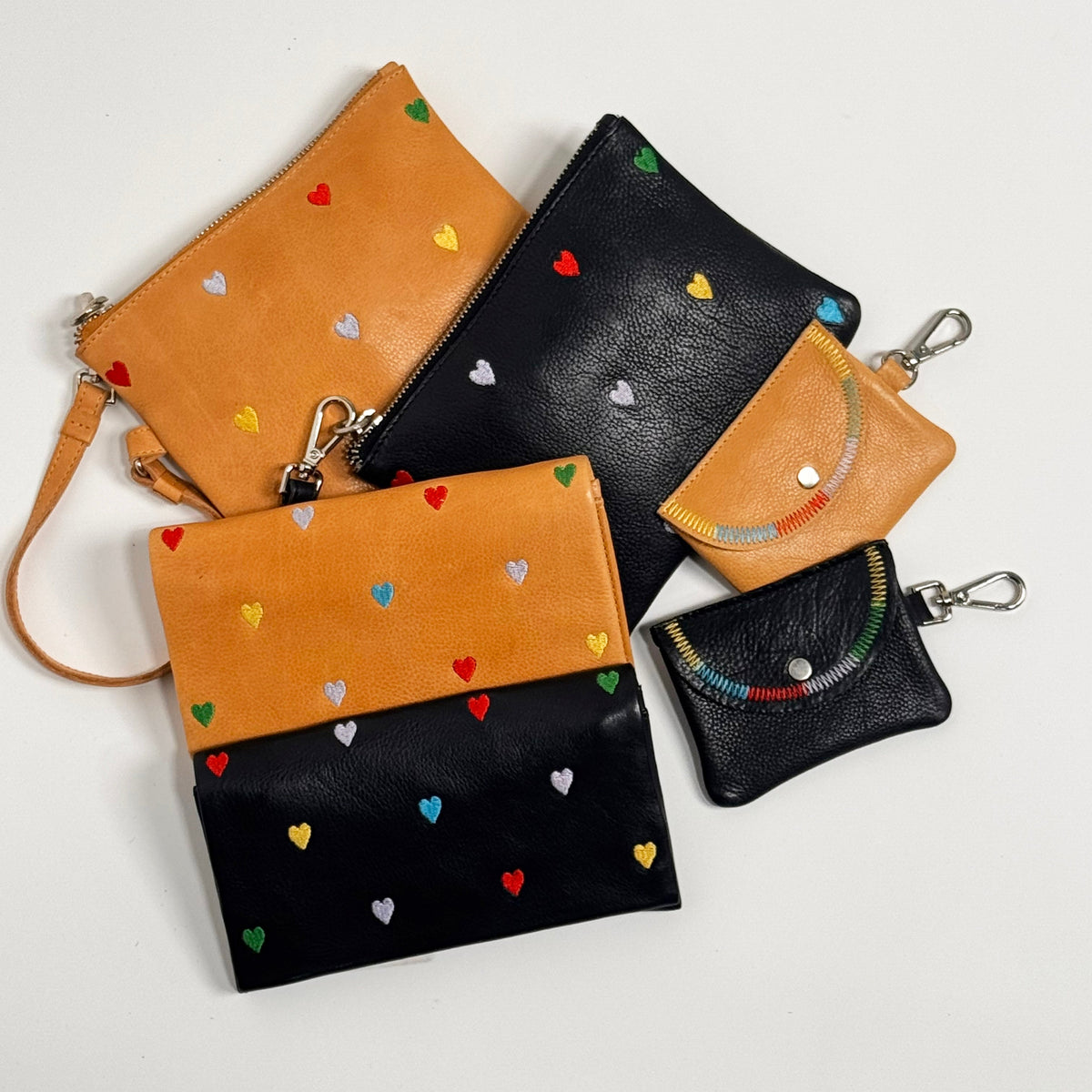 Eloise Heart Leather Wallet