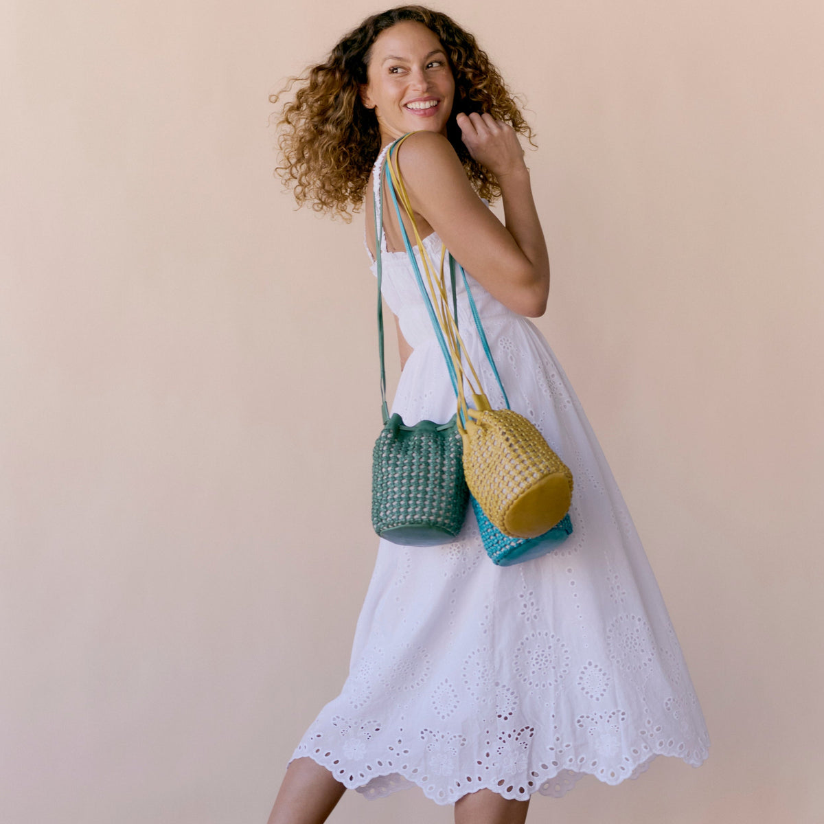 Dune Leather Crossbody Bag
