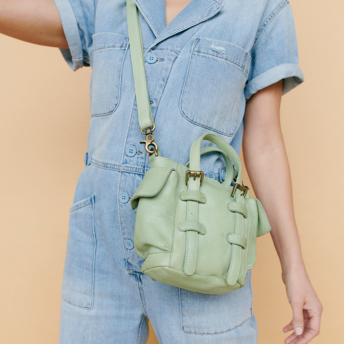Jolene Leather Crossbody Bag