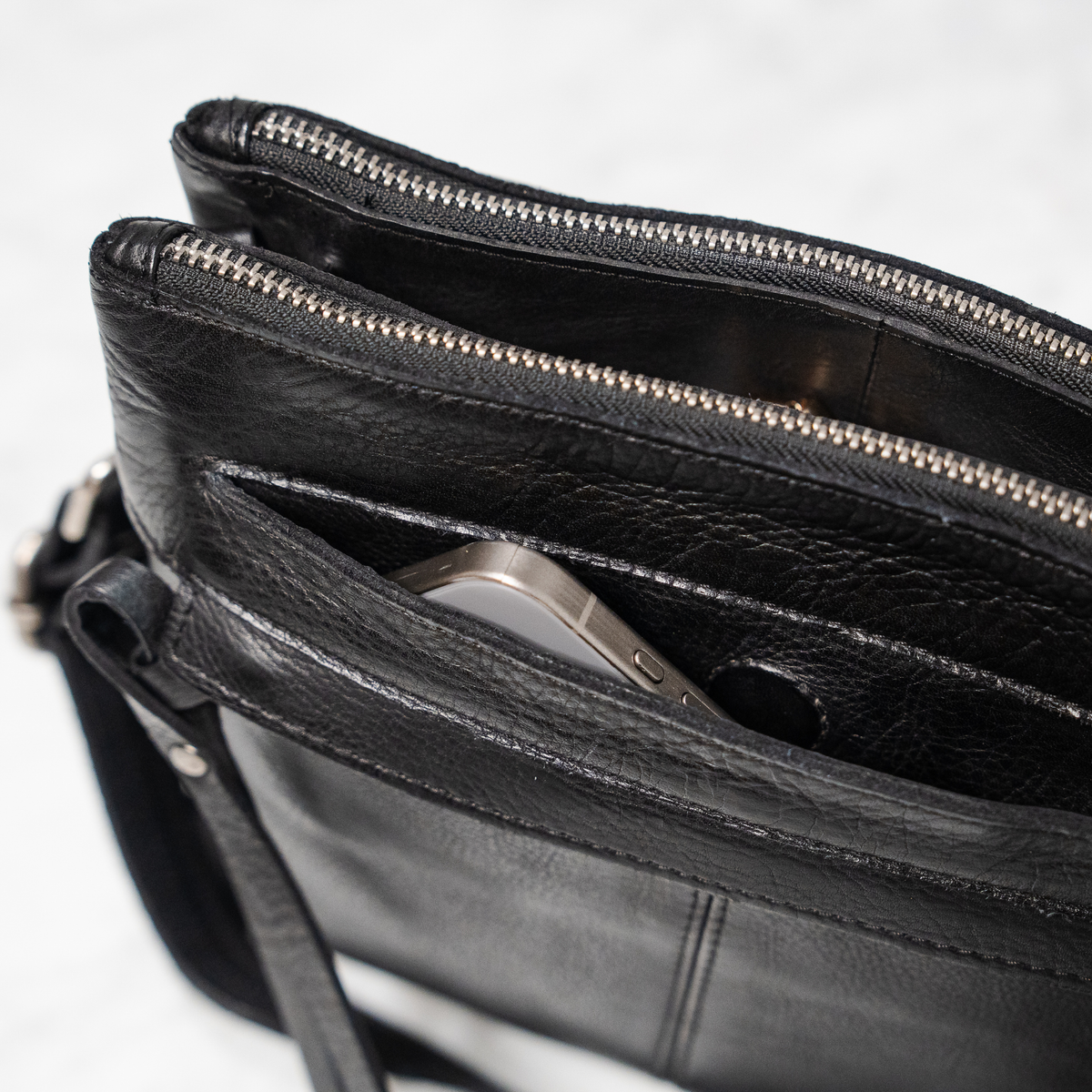 Jett Leather Crossbody