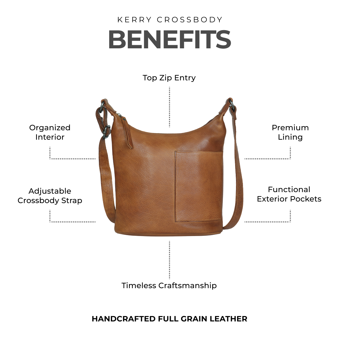 Kerry Leather Crossbody Bag