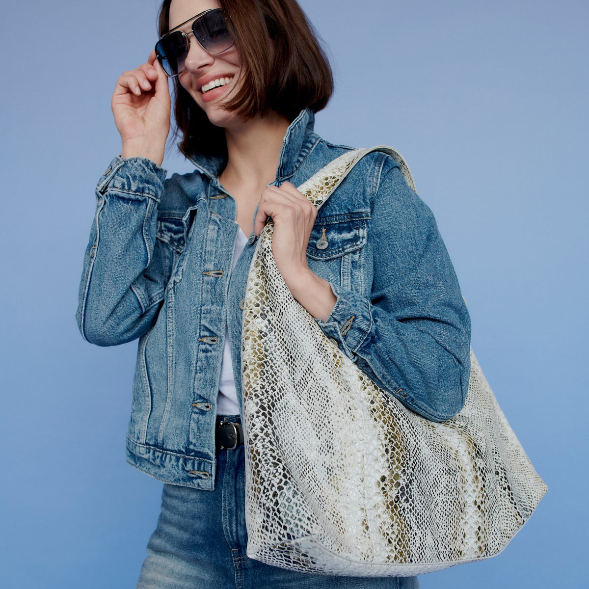 Lindsey Leather Tote Bag