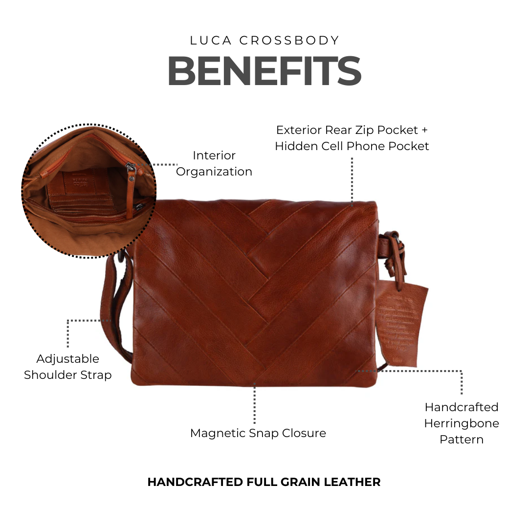 Luca Leather Crossbody Bag