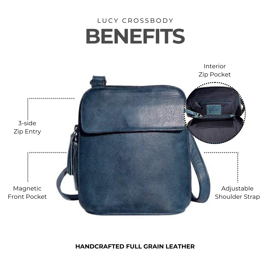 Lucy Leather Crossbody Bag
