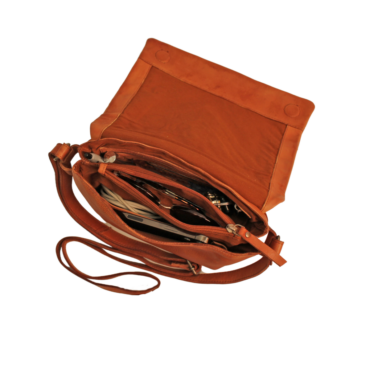 Luca Leather Crossbody Bag