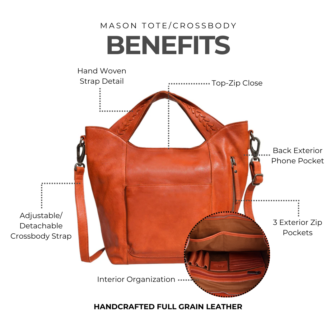 Mason Leather Crossbody Bag