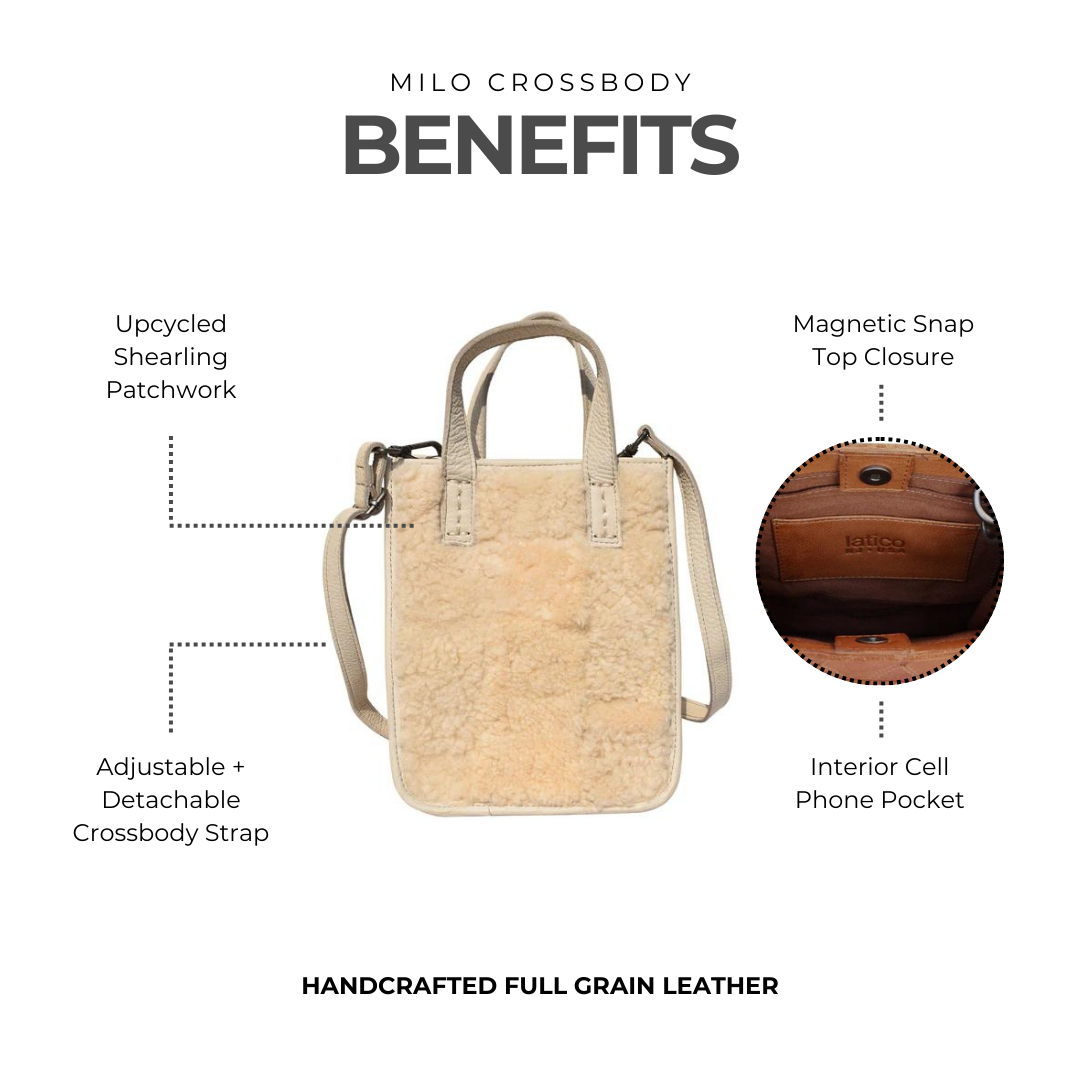 Milo Leather Crossbody Bag