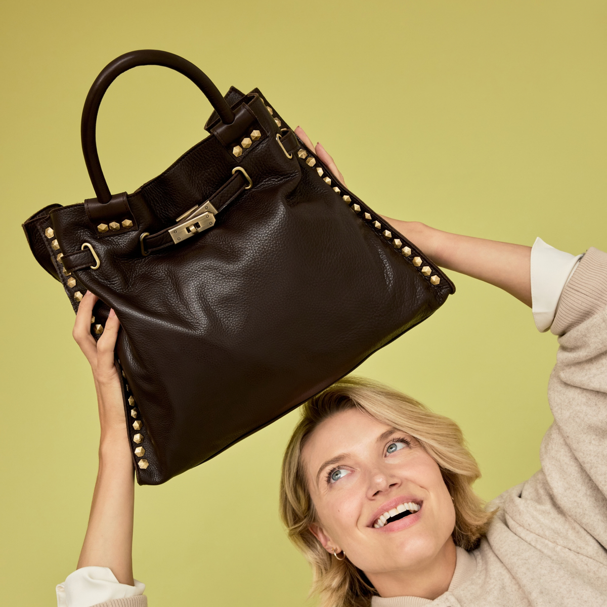 Malibu Milled Leather Crossbody Bag