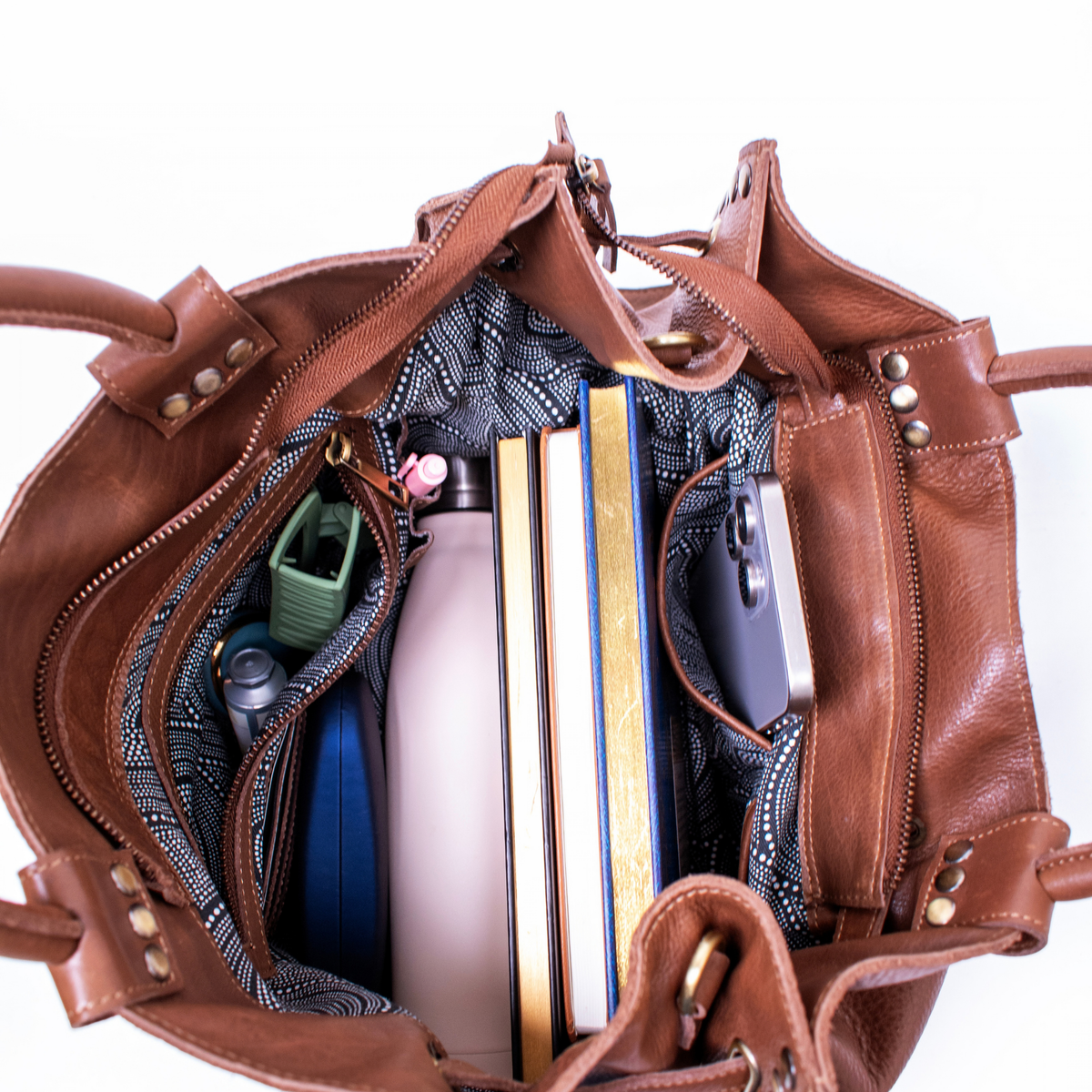Mare Milled Leather Crossbody Bag