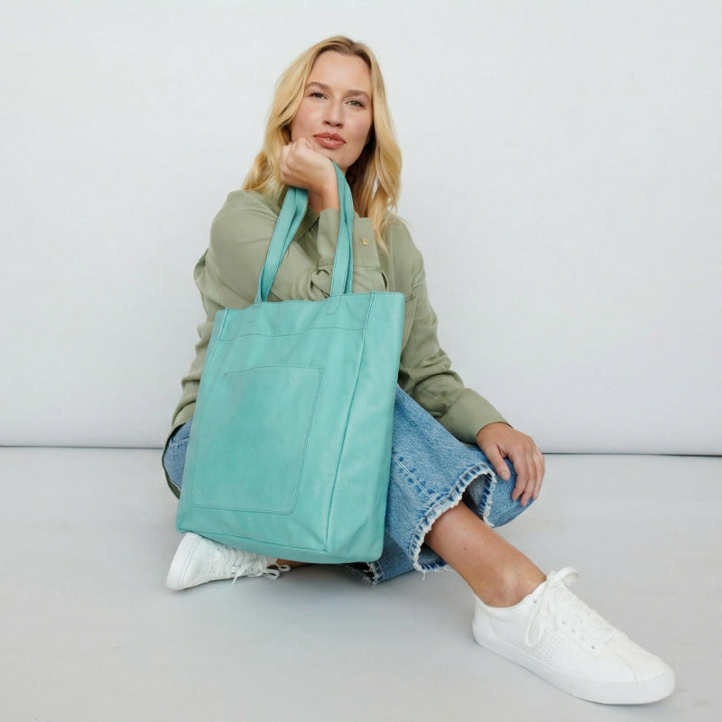 Margie Leather Tote Bag
