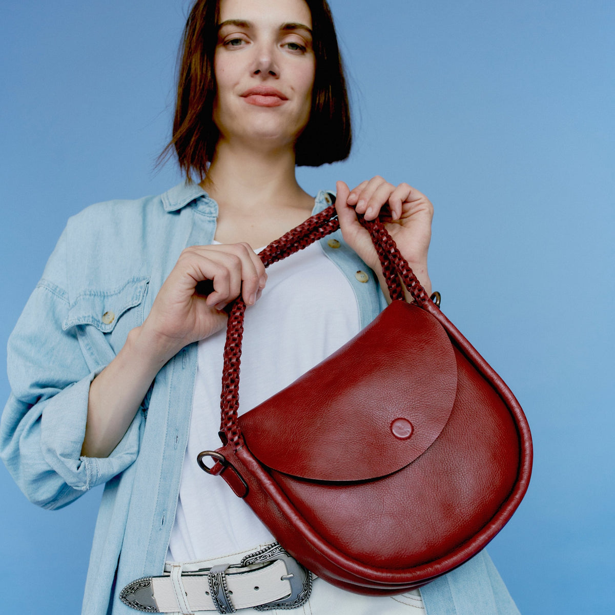 Portage Leather Crossbody Bag