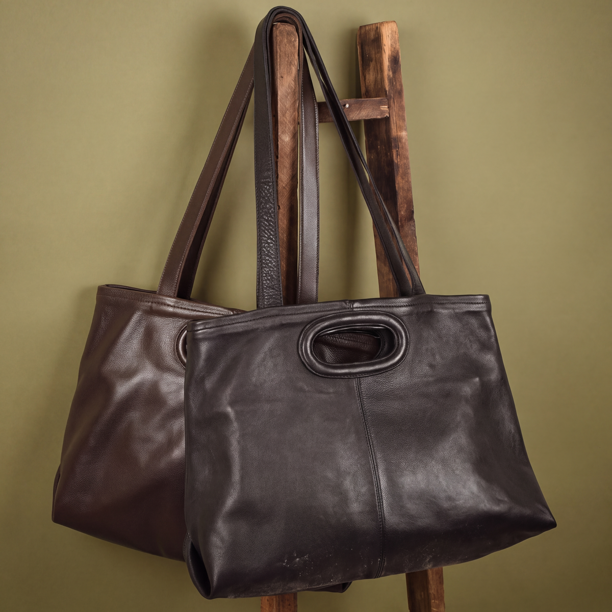 Orly Milled Leather Tote Bag