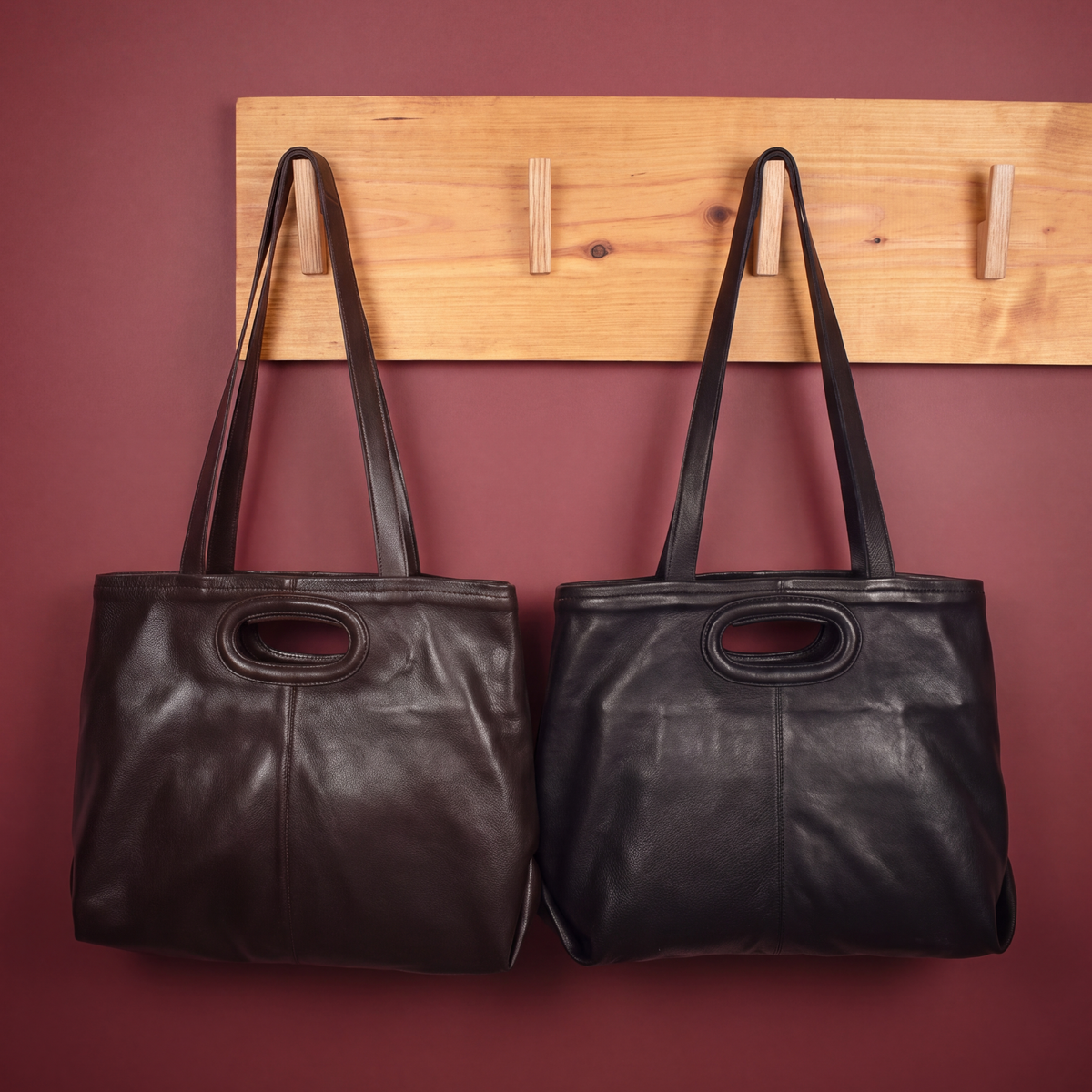 Orly Milled Leather Tote Bag
