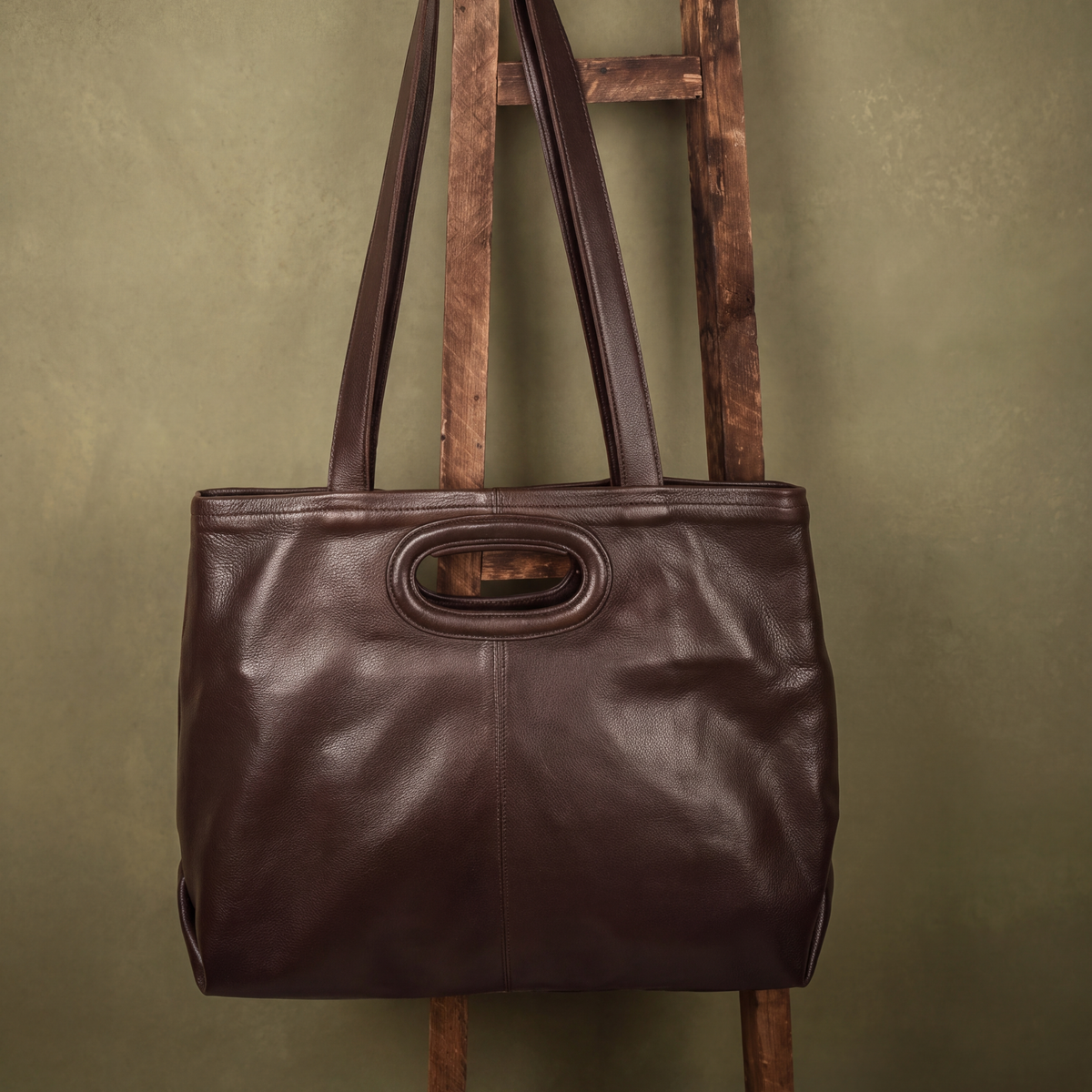 Orly Milled Leather Tote Bag