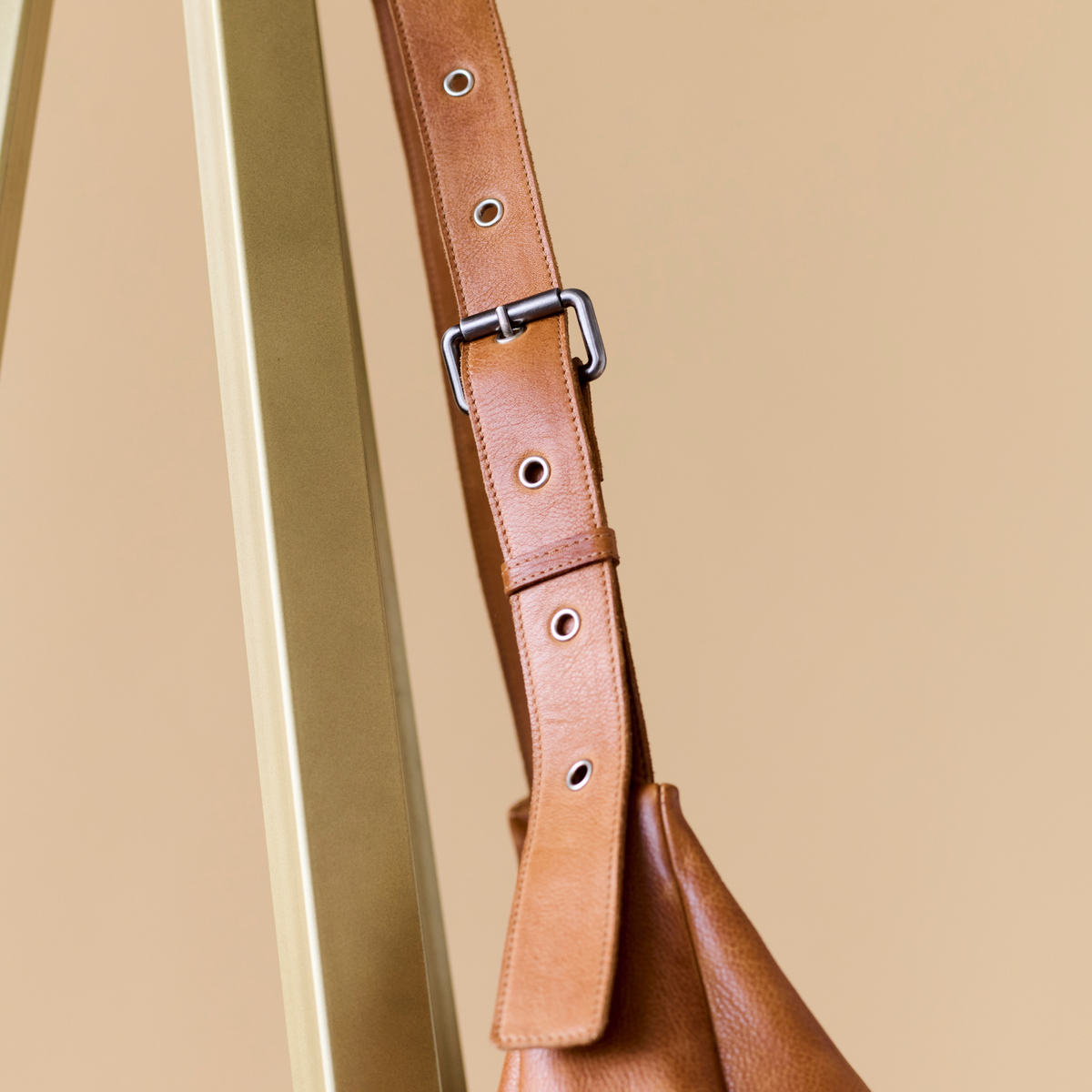 Cabo Oversized Leather Sling Bag