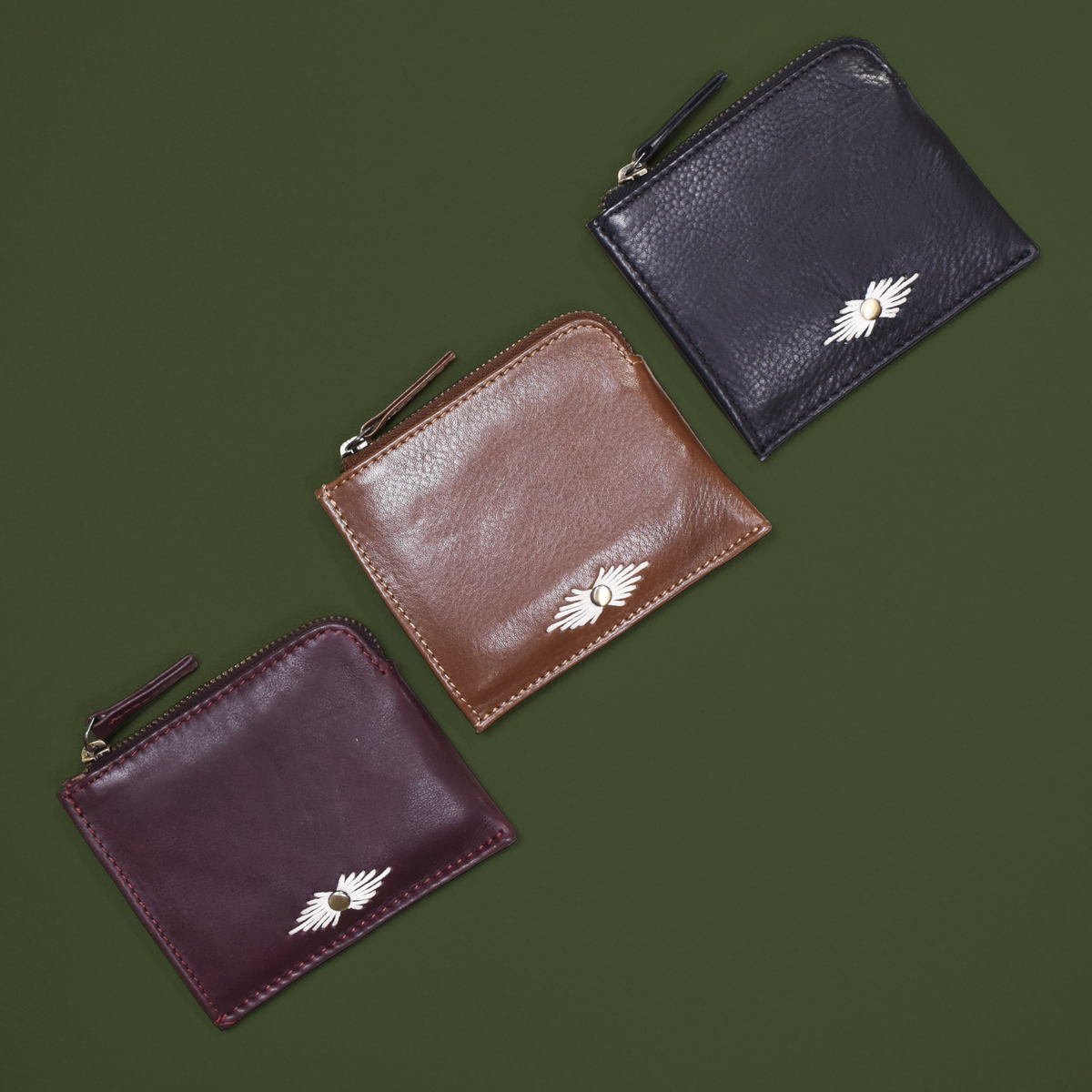 Paz Milled Leather Wallet