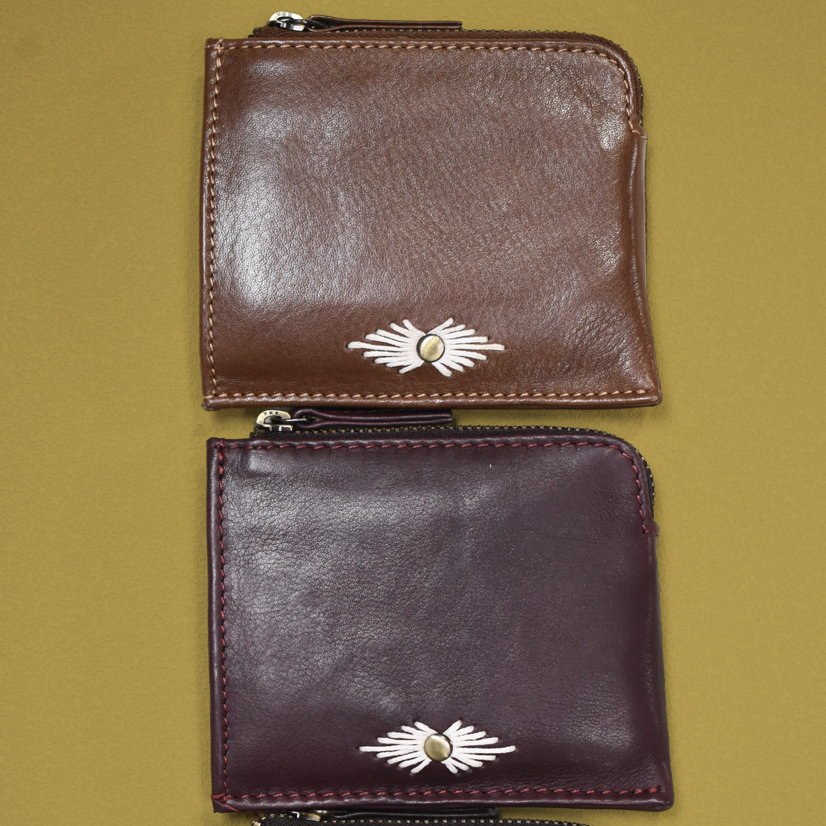 Paz Milled Leather Wallet