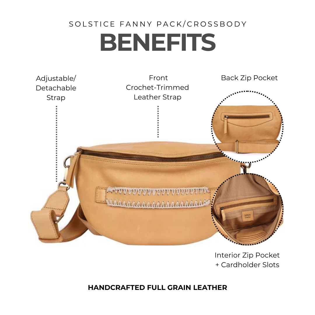 Solstice Leather Fanny Pack