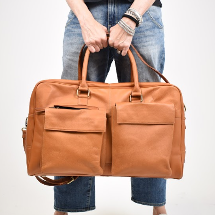 Prime Time Leather Duffel Bag