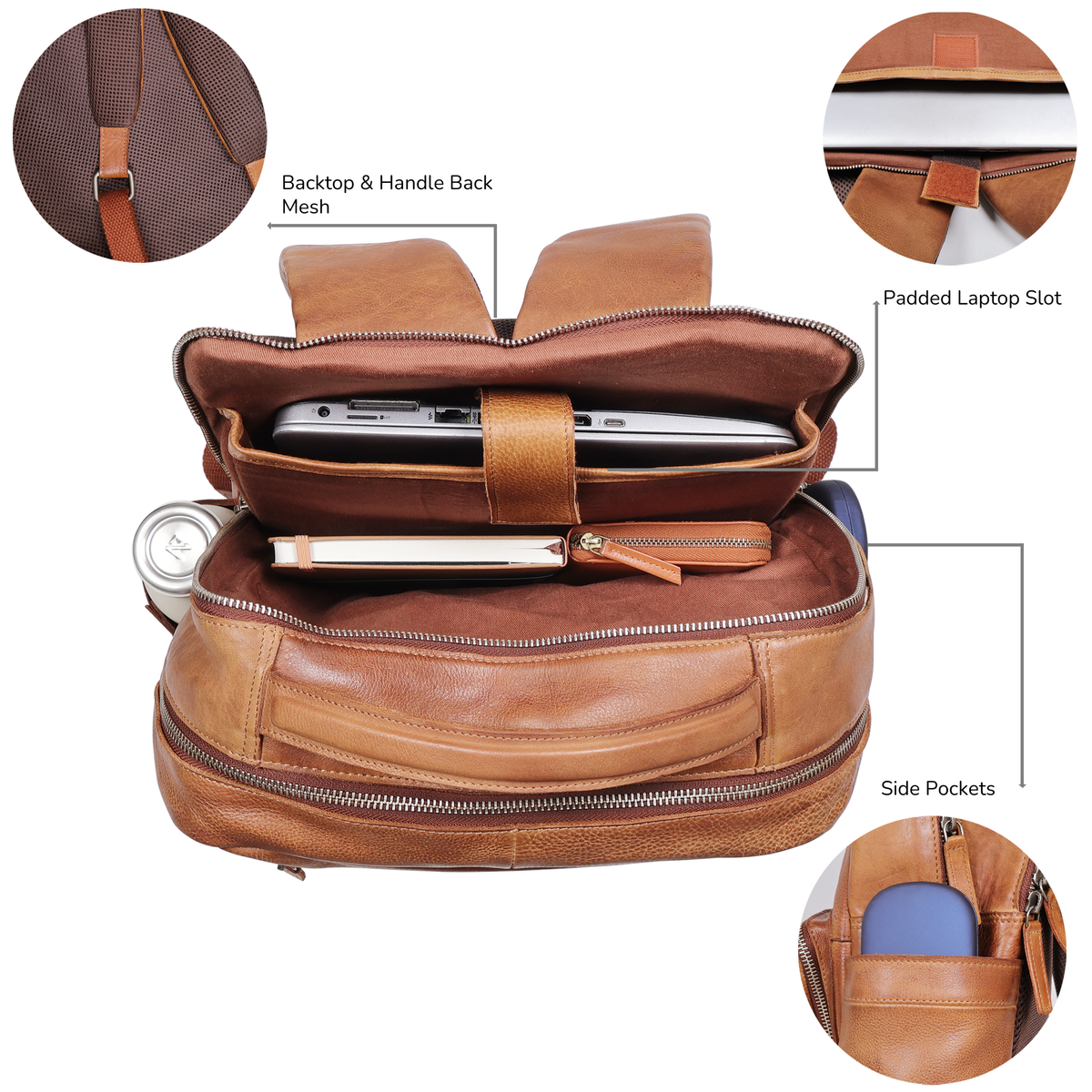 Atlas Leather Backpack