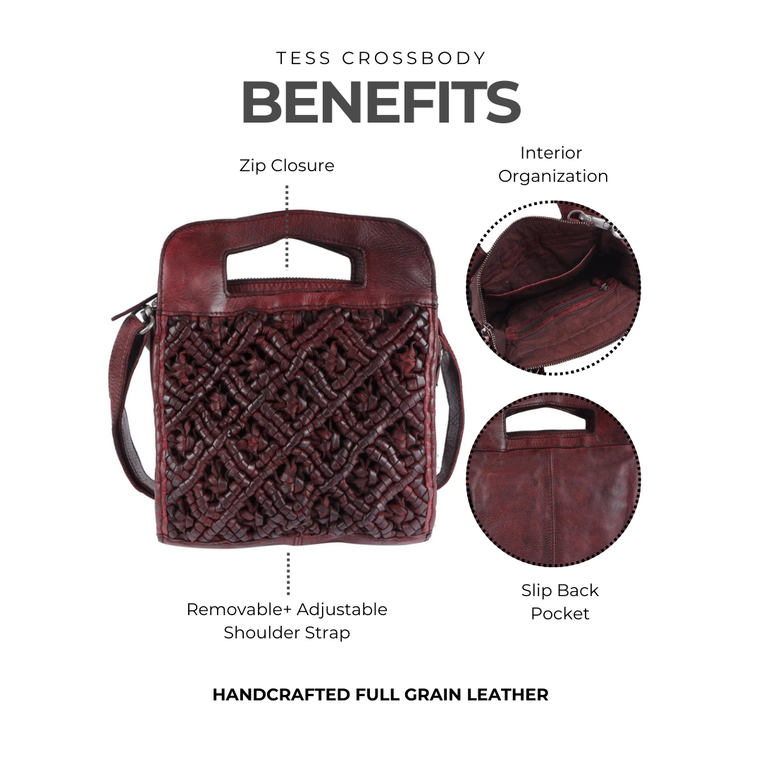 Tess Leather Crossbody Bag