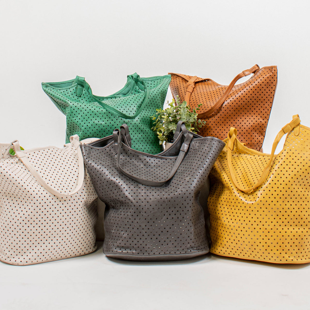 Tour Leather Tote Bag